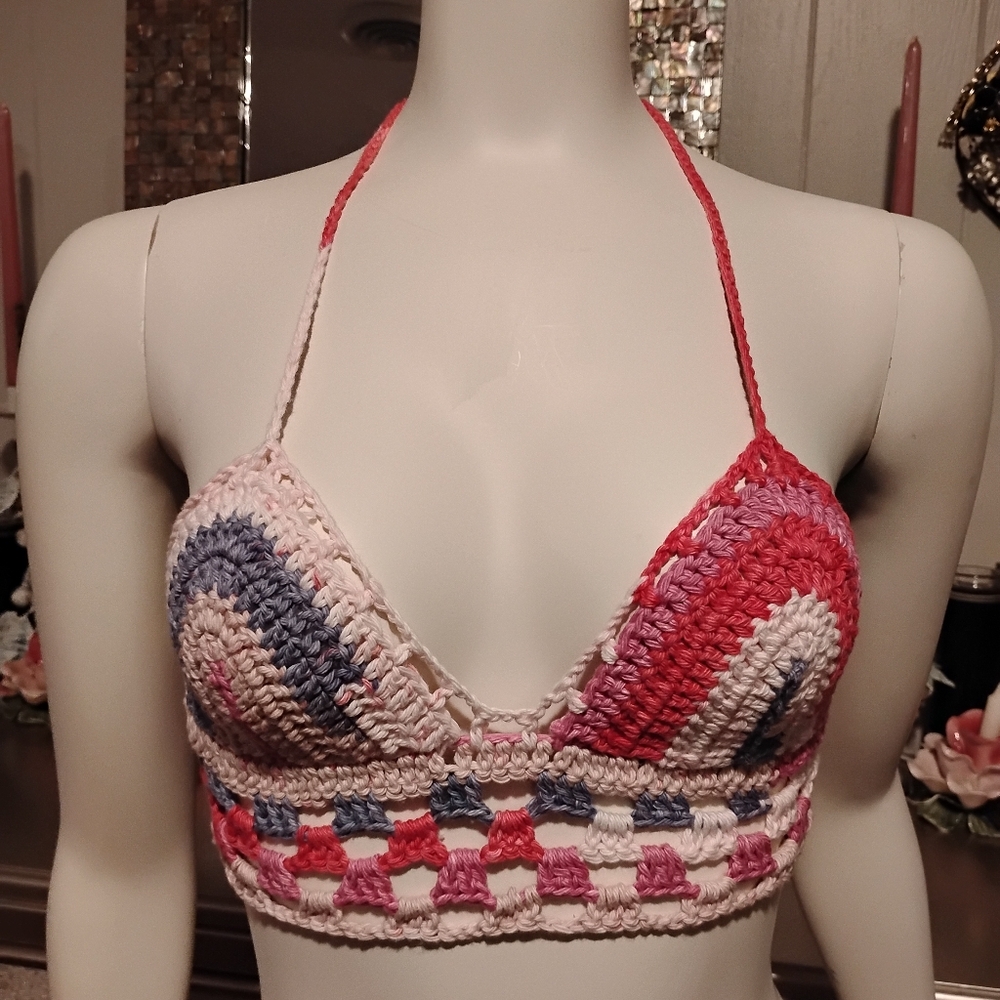 Handmade Multicolor Crochet Kids Accessory - Picture 10 of 12